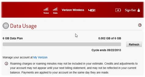 How to Check Your Verizon Data Usage .